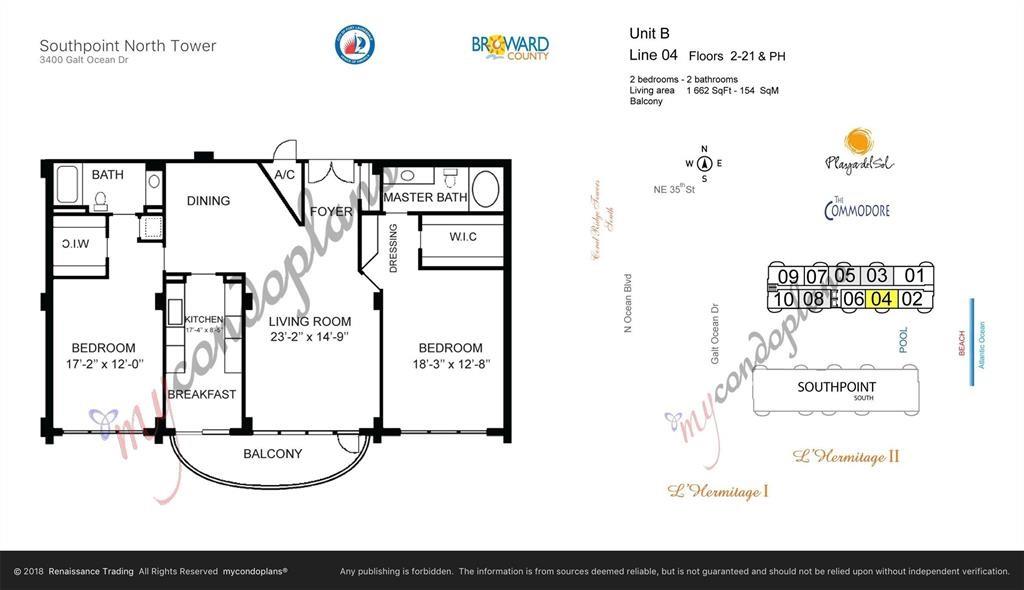 Southpoint Condo NORTH - Residential Lease