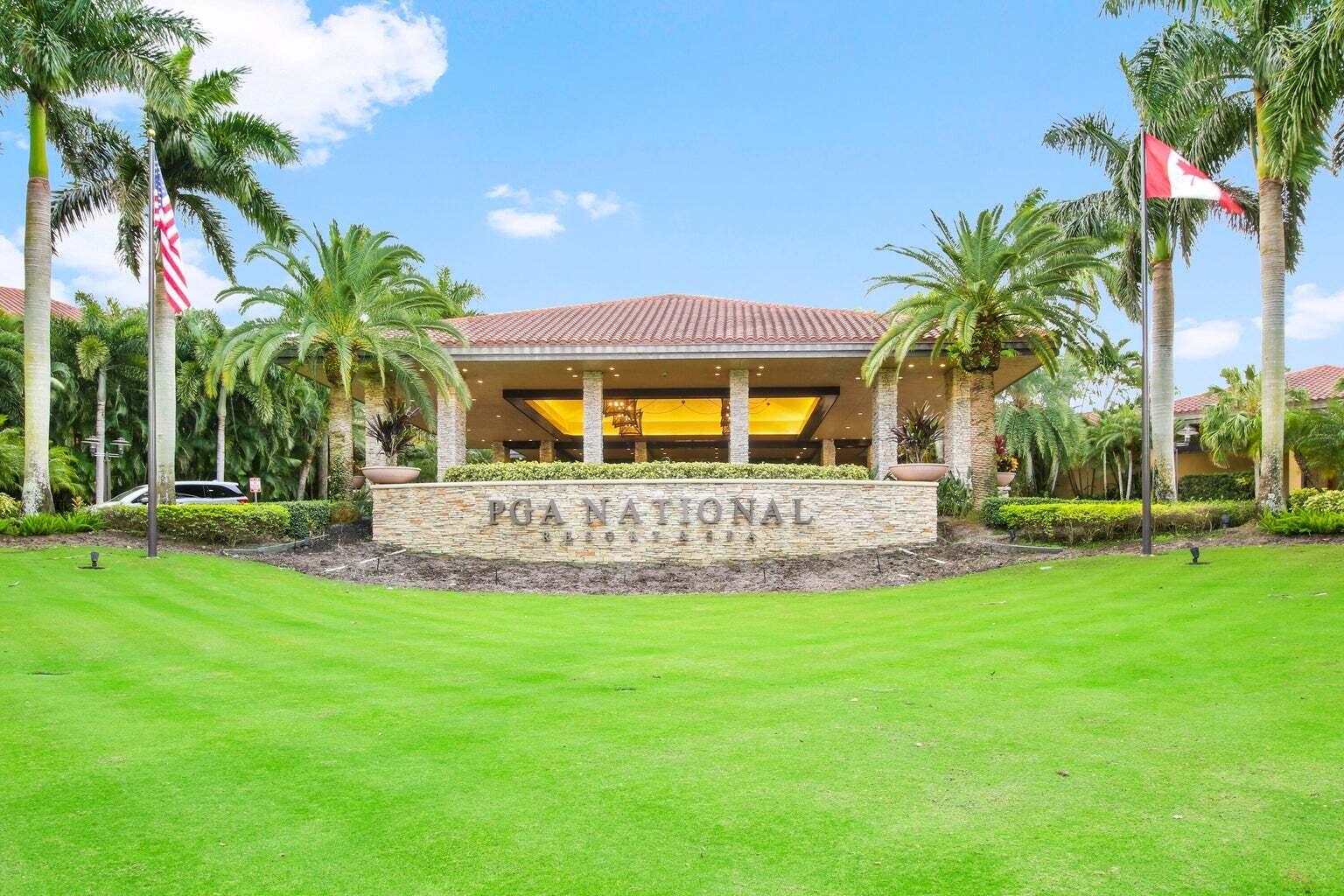 Soak in lovely golf views beyond the canopy of a majestic banyan tree from the private lanai of this two bedroom Golf Villa. Located in the heart of PGA National, these fully equipped accommodations await your arrival. Simply pack your suitcase and enjoy. The master bedroom offers a comfortable king bed and ensuite private bathroom. The guest room accommodates two and features twin beds. There's private laundry in the condo, a fully equipped kitchen, a dining table and comfortable living area. We provide cable and Wi-Fi and you'll be conveniently located next to one of the two community pools. Dining and the spa at the newly renovated PGA National Resort are nearby and open to the public. The area's pristine beaches are easily accessed, as are endless dining & shopping opportunities.