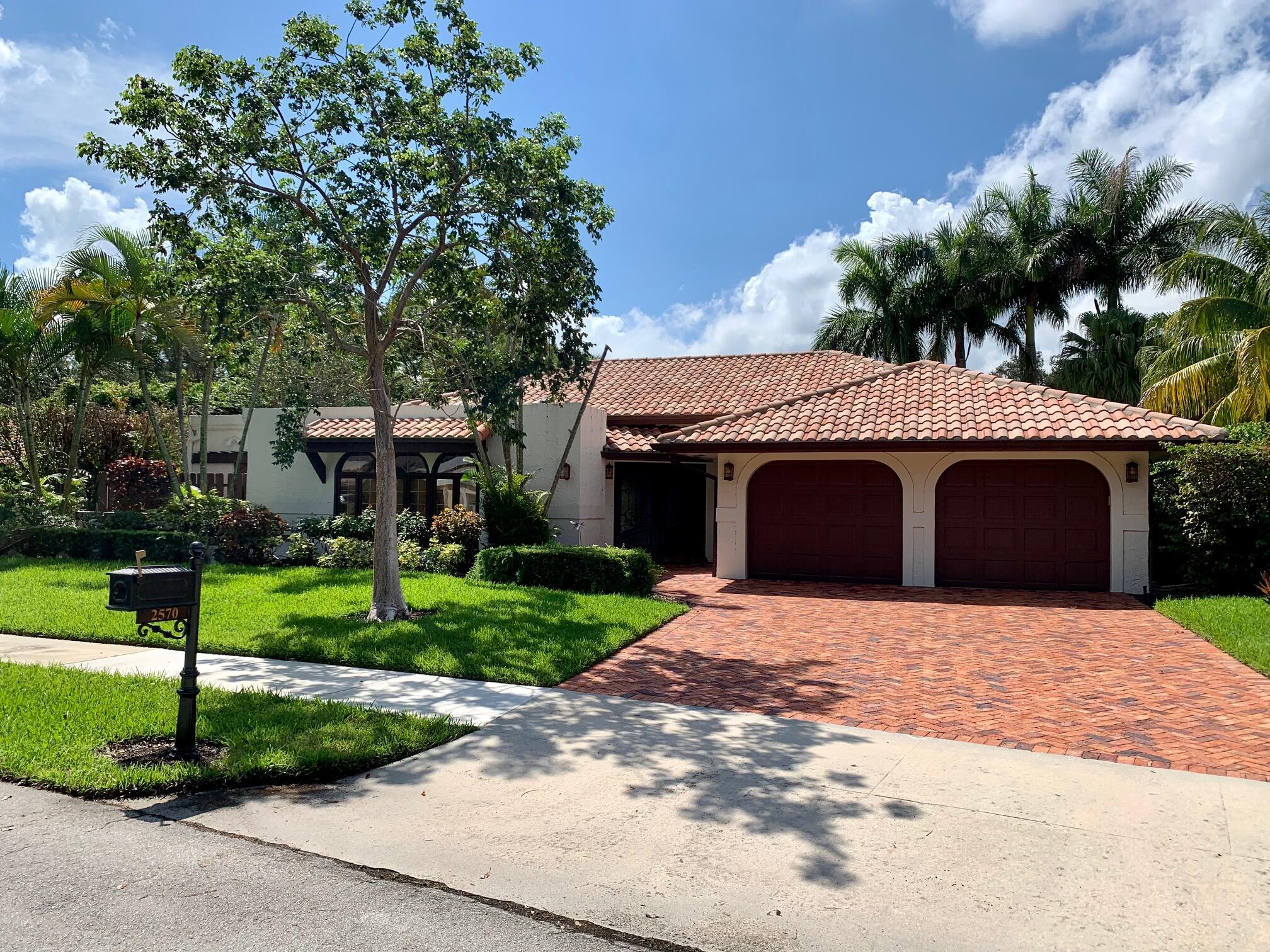 Gorgeous seasonal rental offered turn key in the highly desirable central Boca neighborhood of New Floresta. This astonishing 4 bedroom and 3 bath home with 2 car garage has wood floors in the formal living area and dining room plus marble floors in the family room and kitchen. Beautifully upgraded kitchen with granite counter tops, custom wood cabinets with pull out drawers, custom dividers and so much more. All bathrooms have been remodeled and upgraded. All rooms have crown molding, ceiling fans and custom closets. The family room features a wood fireplace and there are lots of exterior upgrades like a huge screened-in patio with heated free-form pool. Also enjoy a large private fenced yard which backs up to a park. Rent includes pool/lawn/cable/internet/monthly cleaning service.