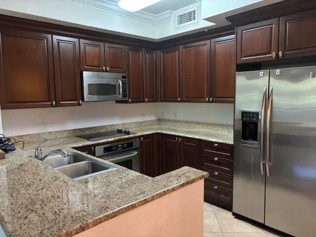 Large 1 bedroom unit located in most sought after building in Renaissance. Mahogany wood floors throughout with walk in closet , crown moulding throughout, large balcony, stainless steel appliances and granite counter tops. Cable, internet, water and One interior parking spot all included in the rent.