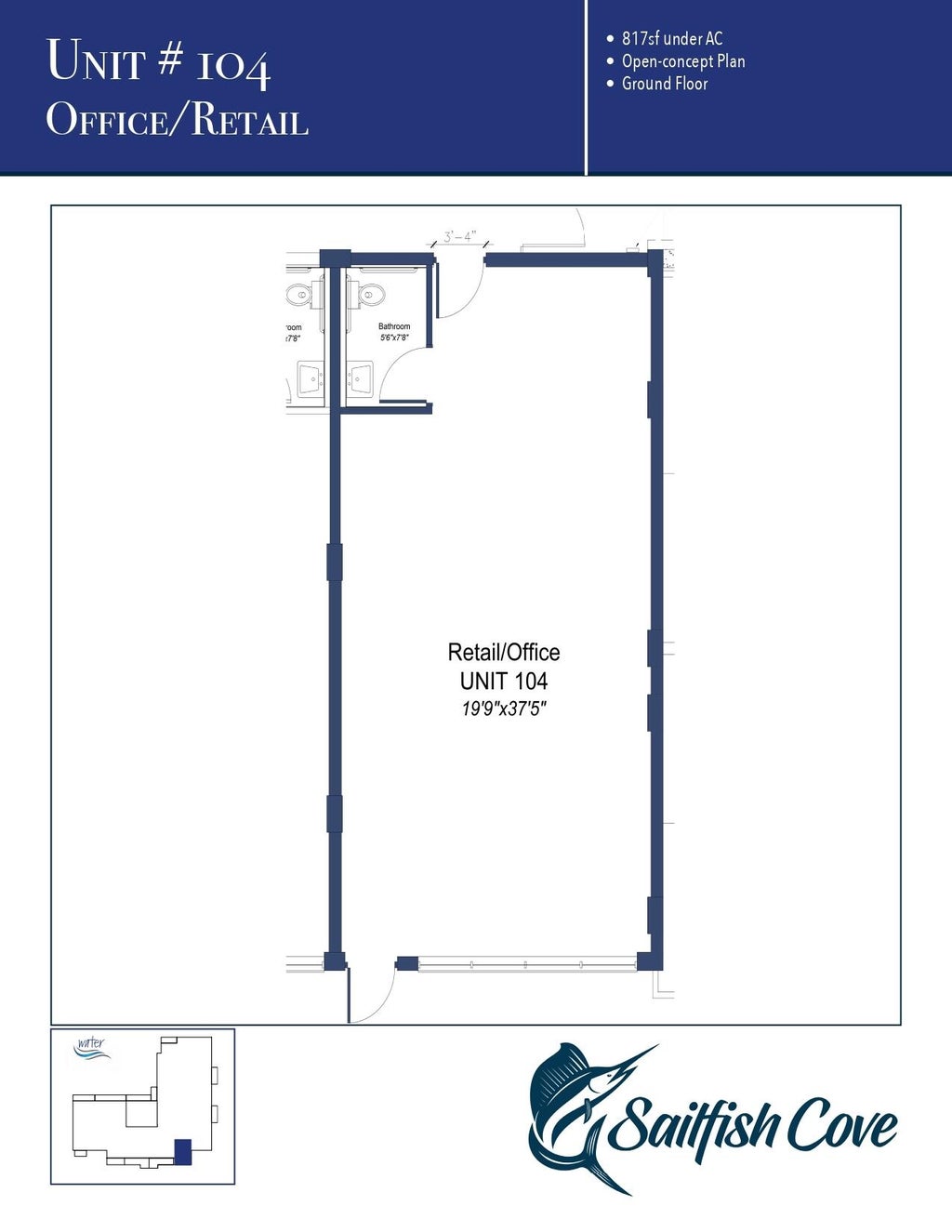 Photo of 41 SW SEMINOLE Street #104, Stuart, FL 34994 (MLS # B26076645)