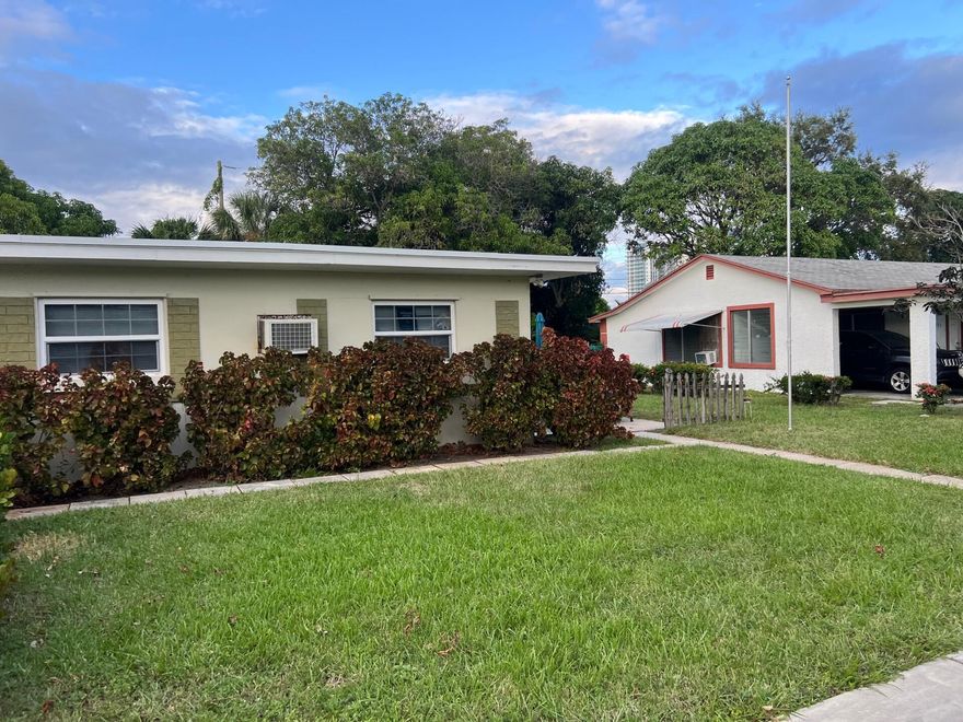 Income-producing triplex located at 182 W 34th Street, Riviera Beach, FL. This well-maintained multifamily property features three units, including two one-bedroom units and one studio apartment, offering strong rental demand and flexible income potential. Each unit provides efficient layouts, natural light, and comfortable living space. The property includes on-site parking, a highly desirable feature for tenants. Conveniently located near major roadways, shopping, dining, public transportation, and local employment centers. Ideal for investors or owner-occupants seeking a property with multiple revenue streams in a growing Riviera Beach market. Excellent opportunity to add a stabilized asset to your portfolio with upside potential.