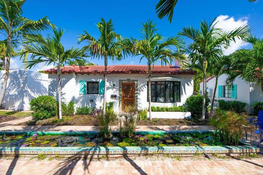 Marine Way Villas | Historic Marina District, Downtown Delray BeachTucked away in the heart of Delray Beach's Historic Marina District, just steps from Atlantic Ave yet quietly off the beaten path, you'll find Marine Way Villas a charming enclave of beautifully restored 1938 cottages.Sevilla #2, a freestanding 2-bedroom, 2-bath villa offered fully furnished and turn-key ready perfect for your next seasonal getaway or annual rental home. Inside, enjoy a bright, open floor plan with wood-beamed ceilings, a cozy fireplace, and impact glass windows and doors throughout.The modern kitchen features quartz countertops, a breakfast bar with under-cabinet lighting, deep farmhouse sink, and white Cafe appliances, creating a perfect blend of charm and contemporary style. Click MORE for details