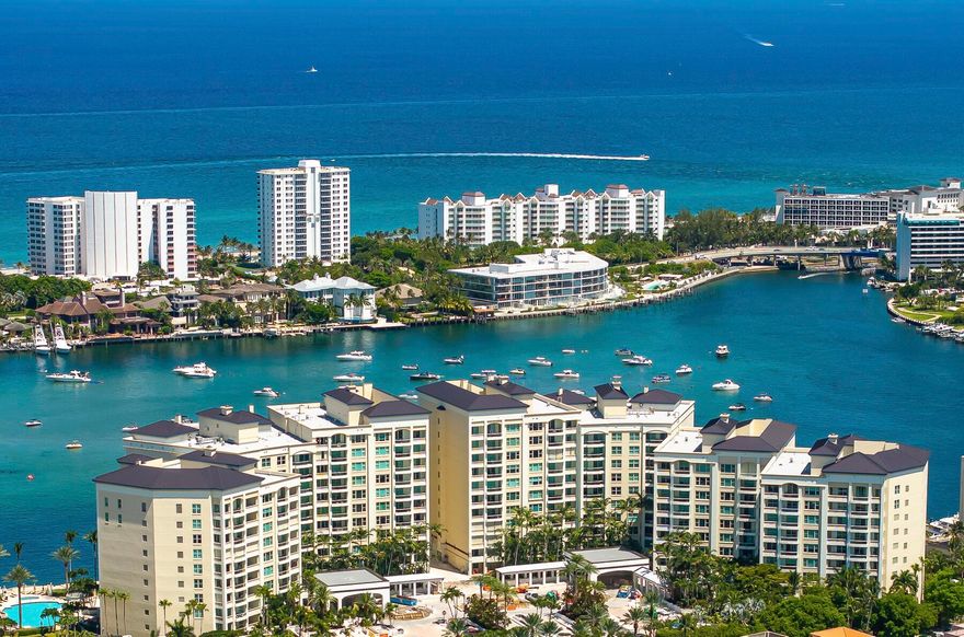 Discover the Epitome of Luxury Living at the newly ''RE-IMAGINED'' Mizner Grand, located at 400 SE 5th Avenue 605N, a Prestigious Waterfront Condominium on the grounds of the world-class Boca Raton Resort and Club. Rare to market, this stunning HIGH FLOOR, East Exposure, 3-bedroom, 4.1-bathroom condo offers 4,168 square feet of elegant interior space with high ceilings and boasts magnificent views of Lake Boca and the ocean. Available for immediate occupancy for the 2024/2025 Season, this unparalleled opportunity to own a contemporary home in the ''sky'' with numerous upgrades and meticulous attention to detail is perfect for those who value luxury and sophistication. Designed for entertaining, the condo features an oversized living room, a wet bar, and expansive terraces that capture the breathtaking waterfront scenery. The lavish primary suite includes a walk-in closet/dressing room, two marble baths, and stunning views of the ocean and Lake Boca. Two additional ensuite bedrooms open to west-facing terraces, perfect for enjoying sunsets and cityscape views. Two elevators open to a private foyer adding a touch of exclusivity. All windows and doors are full-impact and equipped with motorized shades.
Situated on approximately 800 feet of Intracoastal frontage, Mizner Grand offers lushly landscaped grounds adorned with beautiful flora and fauna. Residents have access to ALL NEW first-class amenities, including two NEW pools, two NEW fully appointed gyms for aerobics and weight training, and NEW spa facilities such as whirlpool, sauna, steam room, and locker rooms. ALL NEW Multiple card and club rooms with wet bars provide complementary coffee and light snacks throughout the day.
Mizner Grand's private gated entrance within the already gated Mizner Village community ensures an added layer of "armed" security. Enjoy the convenience of a full-service concierge/ parking valet, secure enclosed parking for two cars and professional on-site management.
All of this is within a 2 minute walk to The Boca Raton Resort & Club (separate membership required) and nearby restaurants. Currently in the FINAL STAGES OF AN APPROXIMATELY $40+ MILLION-DOLLAR TOTAL COMMON AREA RENOVATION ESTIMATED FOR COMPLETION 4th QUARTER 2024, Mizner Grand promises to remain the Pinnacle of Luxury Living in Boca Raton for years to come! ALL ASSESSMENTS HAVE BEEN PAID IN FULL BY SELLER. Artist's renderings shown are subject to change.