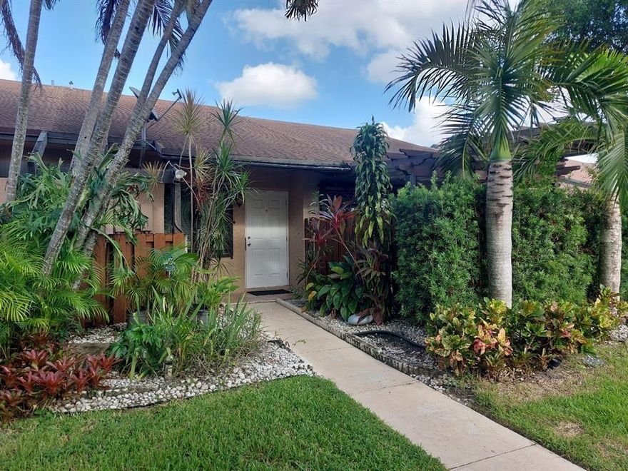 This gorgeous villa is located in the City of Sunrise. It features a renovated kitchen, stainless steel appliances, laundry room, renovated bathrooms, impact windows, walk-in closet, fenced in patio, outside storage and extra storage in the attic with a fan, lights and plugs. Generator plug for hurricanes in the outside patio. Spacious living room/dining room. Two parking spots right in front of the unit. The community offers a pool. Located minutes away from shopping centers, restaurants, schools, banks. NO PETS PREFERRED. Unit will be cleaned prior to move in date.
