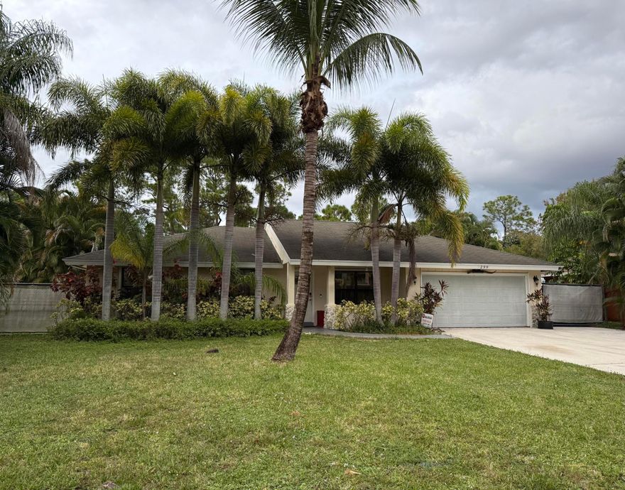 Come see your new Dream Home on the water in Royal Palm Beach with access to M-1 and M-2 waterways! This completely remodeled 3/2 home has an overside lot with plenty of room for a pool, No HOA, plenty of parking and plenty of storage. The home is centrally located in the heart of Royal Palm Beach with easy access to shopping and restaurants nearby.