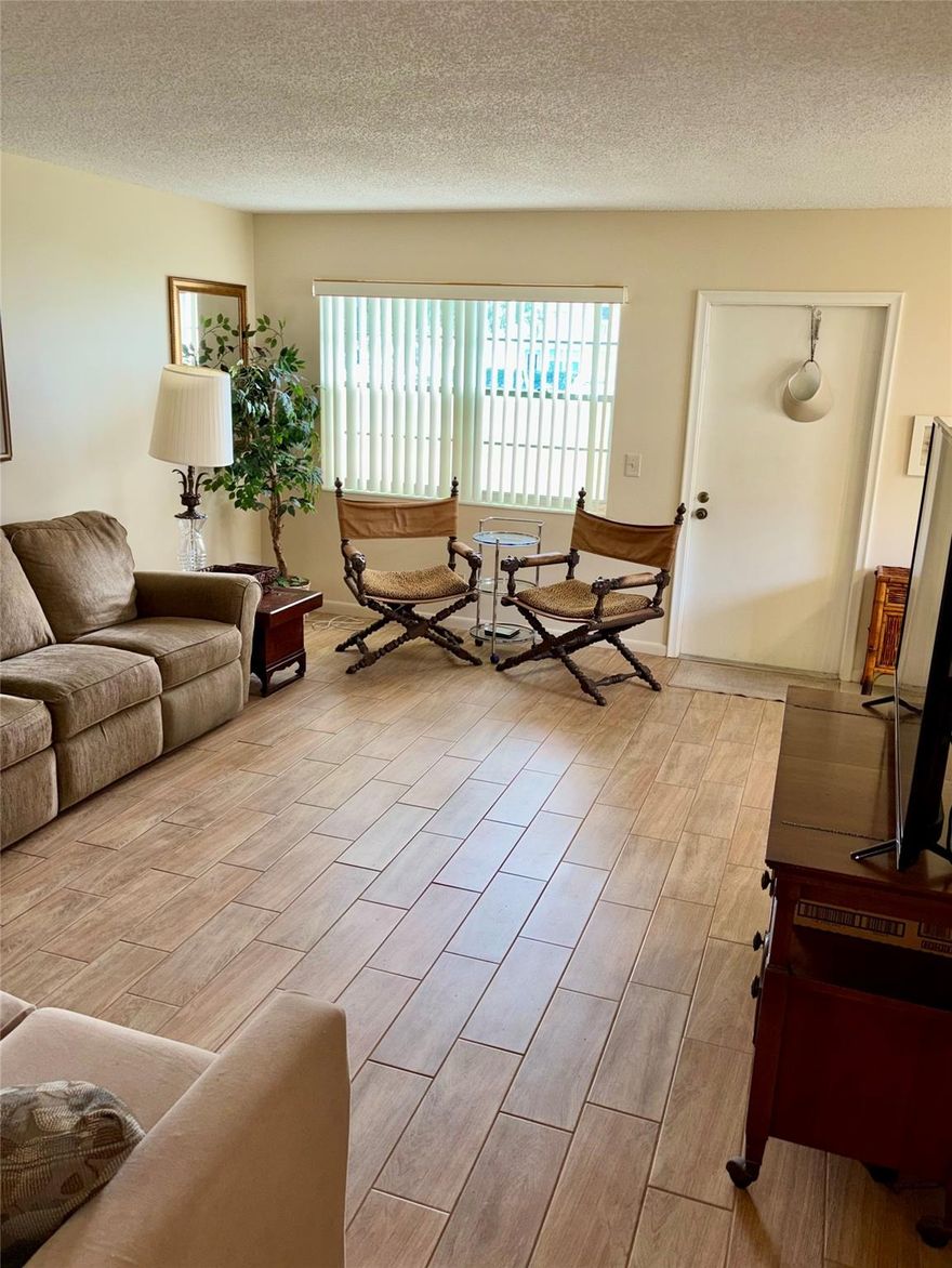 Enjoy Resort-Style Living in a Beautiful Bright Ground Floor, Corner 2B-1.5B Garden Condo in Highly Desirable Century Village East. This Well-Maintained recently Updated Unit Features Tile Flooring, Modern Bathroom. Clean & Move-in Ready -Perfect as Seasonal Retreat or Full-Time Residence. Prime Location-Only a Short Walk to Pool Clubhouse & Amazing Amenities. Rentable Bldg adds Great Flexibility for Owners.
Experience the Active Adult Lifestyle in a Gated 55+ Vibrant Community Offering 24Hr Security, Courtesy Buses, Multiple Pools/Heated, Tennis, Pickleball, Bocce, Putting Green, State-of-the-Art Clubhouse, Live Theater Shows, Concerts, Movies, Pool Tables, Dances, Classes, Modern Fitness Center and More. Located just Minutes from Beautiful Beaches & all the best of South Florida living!