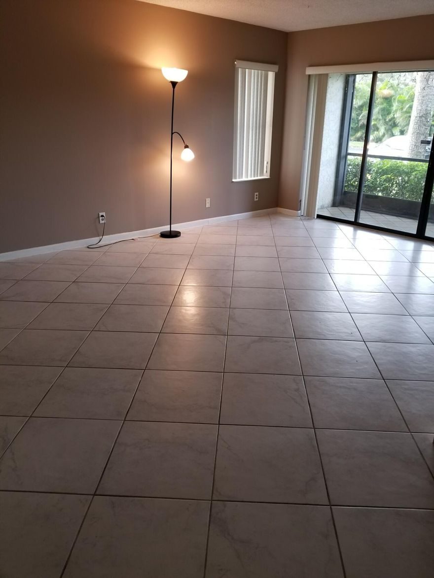 Ready to move in, , stainless steel appliances,2 bedroom, 2 bathroom, first floor. screen patio, tile floors, community pool, central located to everything,newer A/C, stainless steel appliances