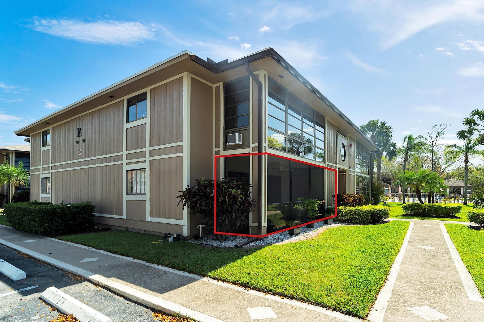 Welcome to Ashmont at Kings Point, a serene 55+ gated community in Tamarac! This 1-bed, 1-bath first-floor unit is a fantastic opportunity, sold As Is and ideally located just steps from the community pool. Enjoy a spacious layout with a screened-in patio, walk-in closet, in-unit laundry, and extra storage. The HOA covers water, cable, internet, insurance, trash, and more and a recently completed 40-year inspection. Residents enjoy access to Kings Point’s world-class amenities: indoor/outdoor pools, fitness center, theater, tennis, pickleball, and a full social calendar. Peaceful location near highways, shopping, hospitals & beaches.