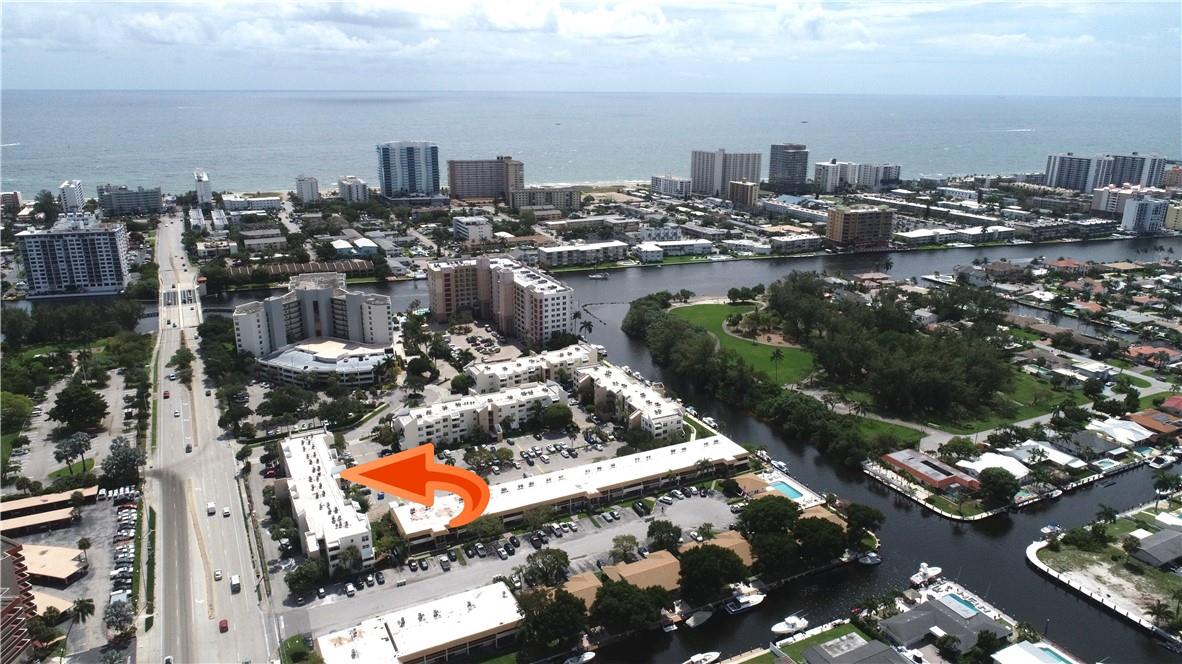 ADORABLE UPDATED UNIT IN HIGHLY SOUHT AFTER EAST POMPANO BEACH! CASA LA QUINTA IS ON THE RIVER OFF THE INTRACOASTAL WATERWAY WITH VIEWS OF TH BOATS GOING BY WHILE RELAXING AT THE POOL! SECOND FLOOR LOCATION MAKES IT EASY TO GET IN AND OUT. 1 RESERVED PARKING SPOT. SHORT WALK OVR THE BRIDGE TO THE BEACH AND TIKI BAR! STAINLESS TEEL APPLIANCES AND TILE THROUGHOUT! BRAND NEW HURRICANE RATED WINDOWS. HOA MINIMUM CREDIT SCORE 685