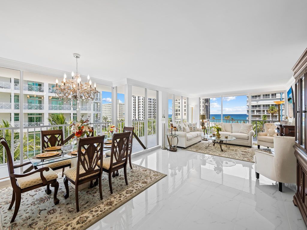 Photo of 3210 S Ocean Boulevard #604, Highland Beach, FL 33487 (MLS # R11101969)
