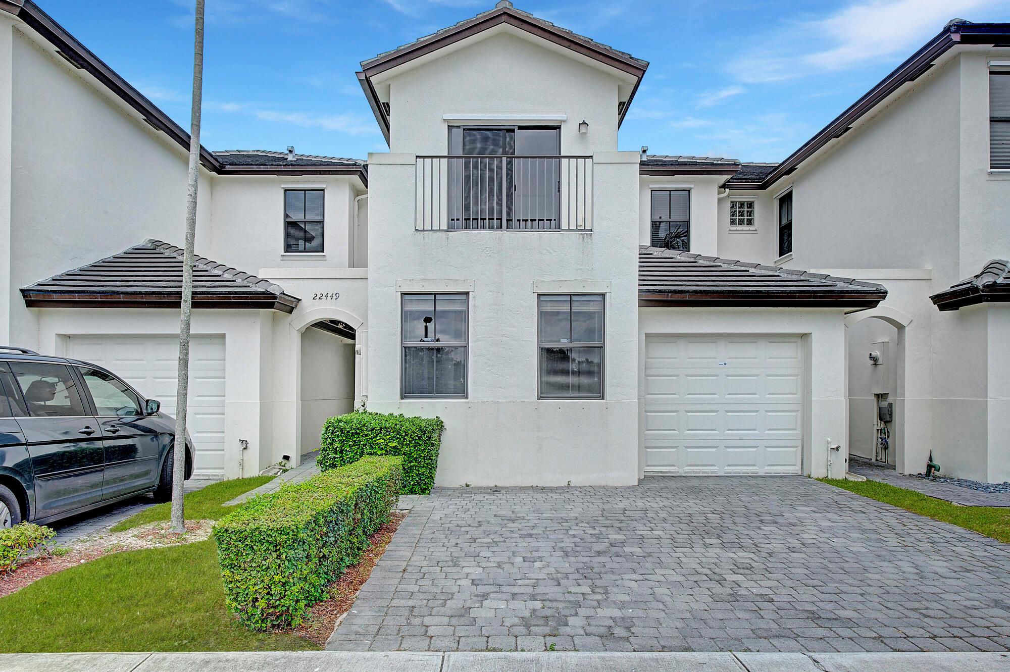BRIGHT AND SPACIOUS TOWNHOUSE, 4 BEDROOM, 3 BATH AND HALF; ONE ROOM AND FULL BATH ON FIRST FLOOR WITH PRIVATE ENTRANCE, KITCHEN WITH GRANITE COUNTER TOP, WASHER & DRYER, GARAGE FOR ONE CAR AND 2 MORE SPACES, SHARED POOL IN BEAUTIFUL GATED COMMUNITY. MUST TO SEE!!!!!!