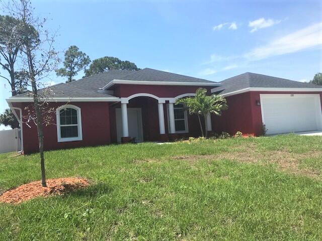 New home built in 2020open floor plan and large roofed patio.complete hurricane windows and privacyfenced yard.Excellent location close to St. Lucie Westshopping, entertainment, medical facilities and the Mets Stadium. and Somerset College Prep SchoolHome will be available May 1st