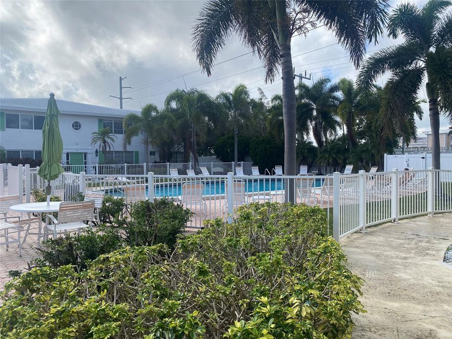 Rarely Available First Floor-Georgian Court North is a beautifully well keep community-10 minutes to the beach-This unit is a 1 bedroom/1.5 baths-Lovely pool area - nice serene community with park-like picnic table setting under the trees-No Renting first 2 years and after that only 3 months out of the year-Over 55-All Cash-Roof and Window assessments are currently in place !