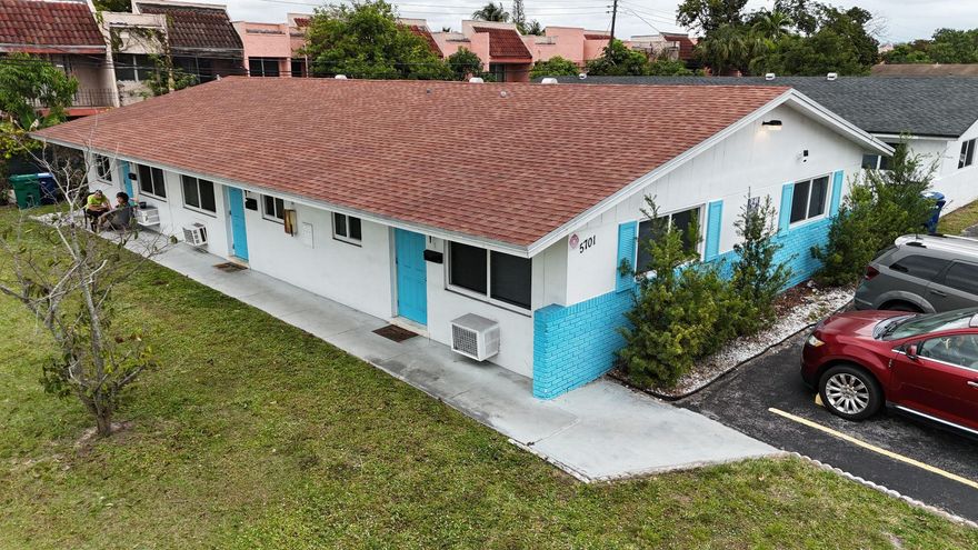 Turnkey triplex investment in Lauderhill offering immediate cash flow and strong rental demand. Fully occupied 3-unit property featuring (2) 2BR/1BA and (1) 1BR/1BA units (~753 SF avg). Recent upgrades include roof, electrical, plumbing, and impact windows—minimizing near-term capital expenses. Individually metered units provide efficient, low-cost operations. Current rents ~$1,500 (1BR) and $1,600-$1,700 (2BR) with market rents up to ~$1,700 and $2,000, offering ~18%+ upside. Owner occupies one 2BR unit to be delivered vacant—ideal for FHA or cash buyers. Priced at $650,000 with ~6.08% cap rate and ~$39,492 NOI, this is a strong value-add opportunity in a stable Broward County submarket.