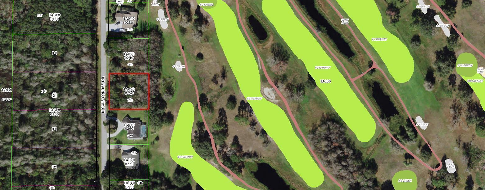 BUILD A BRAND NEW HOME ON THE .50 ACRE GOLF COURSE HOME SITE.