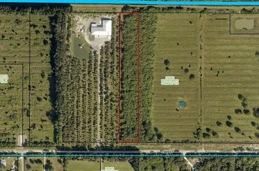 This 4.39-acre property in Indian River County, Florida, offers an exceptional opportunity to build your new Florida home in a prime location. The land is conveniently located with quick access to nearby shopping, dining, beaches, and major highways. This property combines the perfect balance of tranquility and accessibility. Don't miss out on the chance to own a piece of Florida's beautiful landscape in a sought-after, growing community.