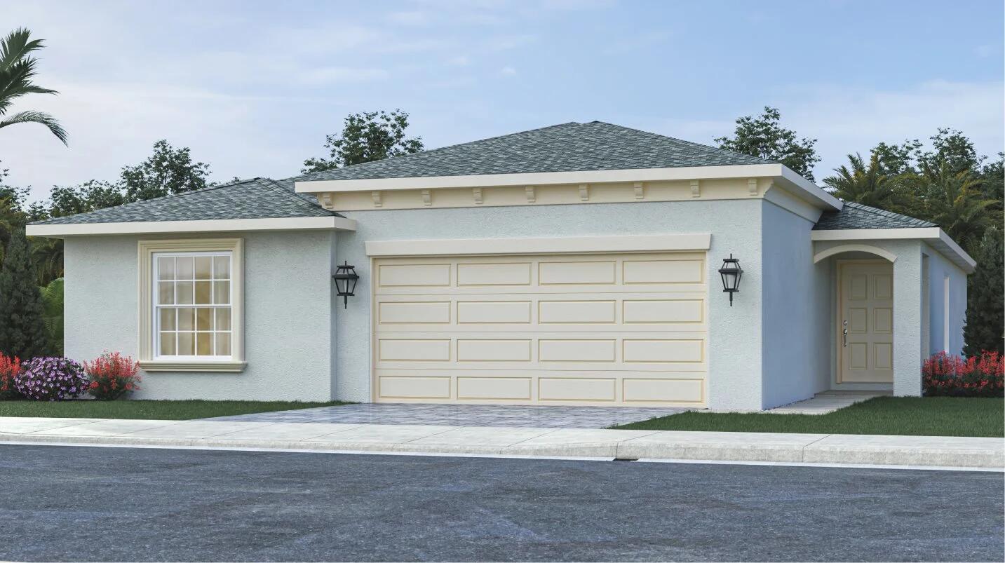 This single-story home boasts an intuitive layout that's perfect for family living. An open living space includes the central kitchen, dining room and Great Room, which connects to an outdoor terrace. The owner's suite enjoys privacy with an en-suite bathroom and an ideal back corner location, while more bedrooms are tucked near the kitchen.Prices, dimensions and features may vary and are subject to change. Photos are for illustrative purposes only.