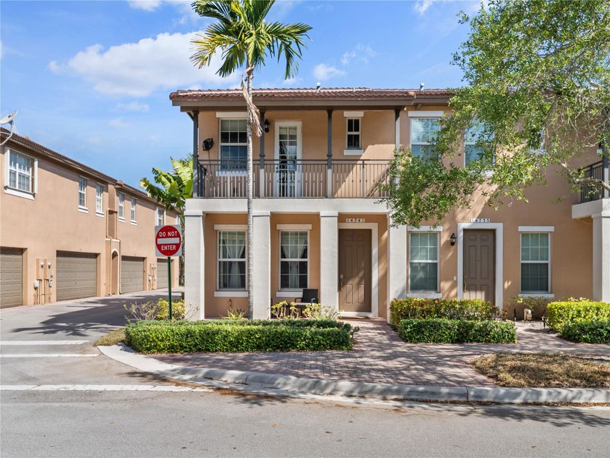 You do not want to miss this 3 bedroom, 2.5 bath courtyard townhome in the sought-after guard-gated community of Cobblestone available for annual rental. Enjoy the convenience of eating, living and dining situated on the first floor along with a half bath. Second floor consists of 3 bedrooms and 2 full bathrooms. This end unit has an ideal layout featuring lots of natural light, a private courtyard entrance and a 2nd floor balcony. Luxury vinyl flooring throughout and newer appliances. Community features a beautiful resort-style pool, fitness center, playgrounds, kids’ play room, and a club space available for parties or events. Available December 1st.