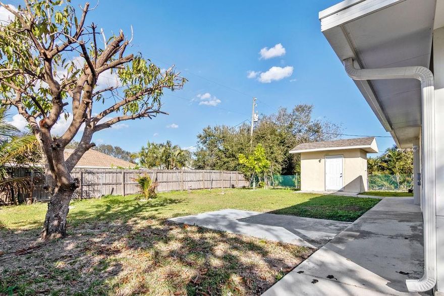 PRICE IS REDUCED, REDUCED, HURRY THIS ONE IS BACK ON THE MARKET, DEAL FELL THROUGH.        AT LAST, THE HOME OF YOUR DREAM. THIS MOVE-IN READY  3/2 HOME IS IN THE HEART OF PORT ST. LUCIE.THIS HOME HAS A NEW ROOF, ACCORDION SHUTTERS INSTALLED 2 YEARS AGO, GRANITE COUNERFTOPS, STAINLESS STEEL APPLIANCES, LAMIATE FLOORING, AND TILE IN THE PRIMARY BEDROOM, FORMAL DINING, AND COVERED LANAI OVERLOOKING THE BACKYARD. THIS PROPERTY IS ALSO AVAIABLE FOR RENT, FIRST-TIME HOME BUYER OR USE AS AN AIR BNB. FURNITURES ARE FOR SALE. SELLER IS MOTIVATED.