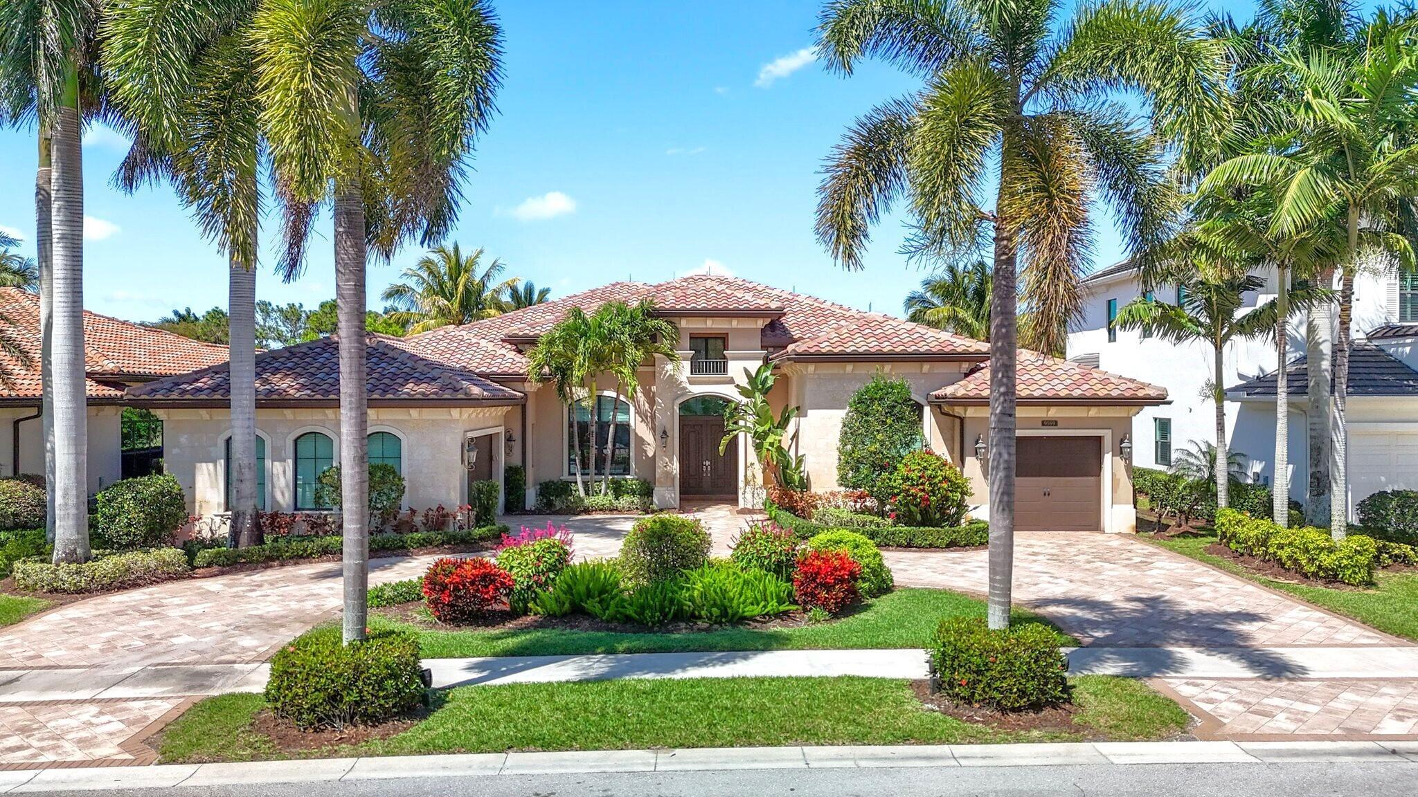 This beautifully renovated Belvedere model located in the sought-after Seven Bridges community. Boasting 5 bedrooms + media room, 5.1 baths, and a serene water view, this property sits on a generously sized lot, providing ample space & privacy. As you step inside, you'll be greeted by a thoughtfully designed open layout featuring white oak flooring, custom wet bar, and a striking powder bathroom with a unique floating marble sink. The primary bathroom is a true retreat, offering Italian slab tiles, a 10'' live wood counter, an app-controlled steamiest shower, dual 12'' shower heads, LED lighting, and Sonos surround sound, creating a spa-like oasis within the comfort of your own home. Full home generator & new pool heater. See Floor Plan