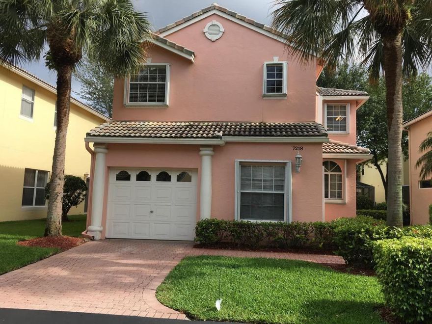 Rare rent to own opportunity! Rent now and secure the price for when you are ready to buy!!!Terrific 3/2.5 home at the beautiful Boca Pointe. Property shows very nice inside, with large master bedroom, jackand jill bath, granite counter tops, screened patio and much more. Property shows even better than the pictures,you must see it. Nine manned gated entrances serve the 3,432 homes within the various Villages of Boca Pointe.Easy access to the beaches, Turnpike and I95. Great schools in the area, all rated 8 or 9.