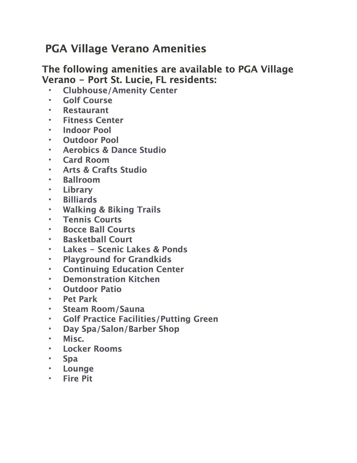 VERANO PUD NO 1 PLAT NO 2 - Residential