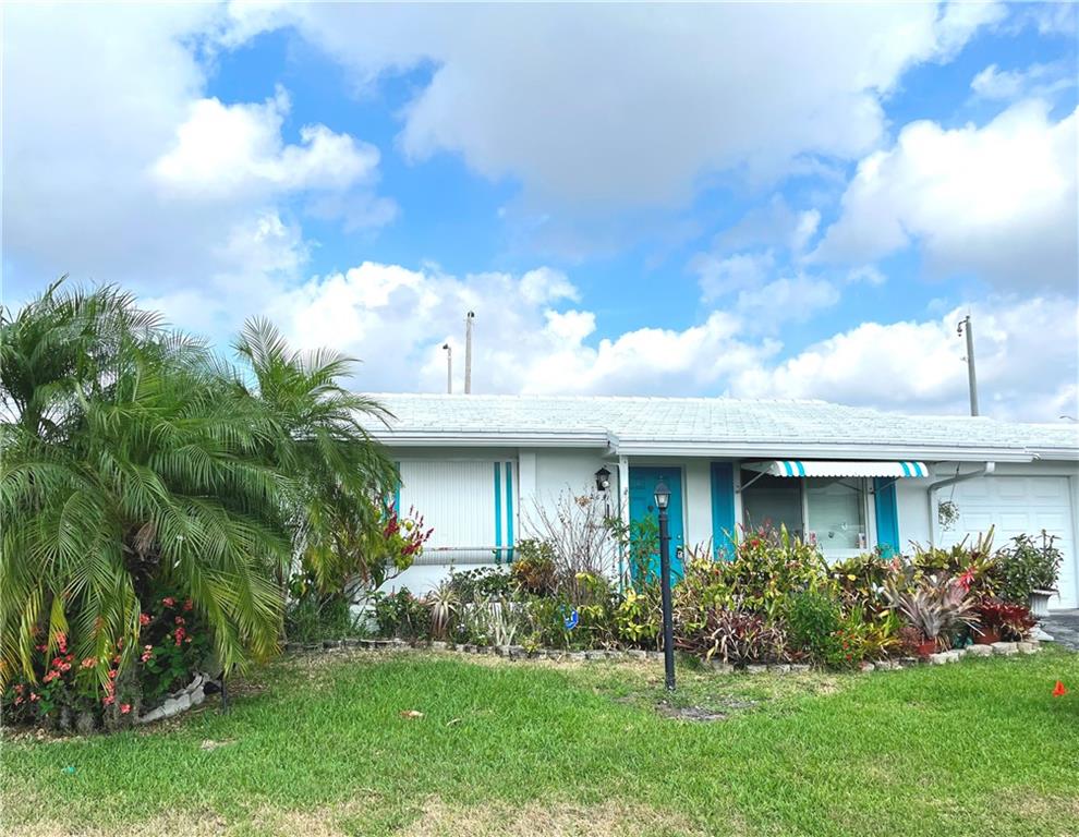 REDUCED! Lovely Leisureville home. This 2BR/1BA w/1CG home has laminate flooring in living area. Kitchen is updated. Spacious Florida Room. Great amenities including 9-hole par 3 golf, 2 community pools, clubhouse, shuffleboard, shuttle bus and more. Rec Lease is $106.26/mo. in addition to maintenance fee. Rec Lease amount adjusts every 5 years. The tile roof was replaced in 2002, the flat deck was replaced in 2018.