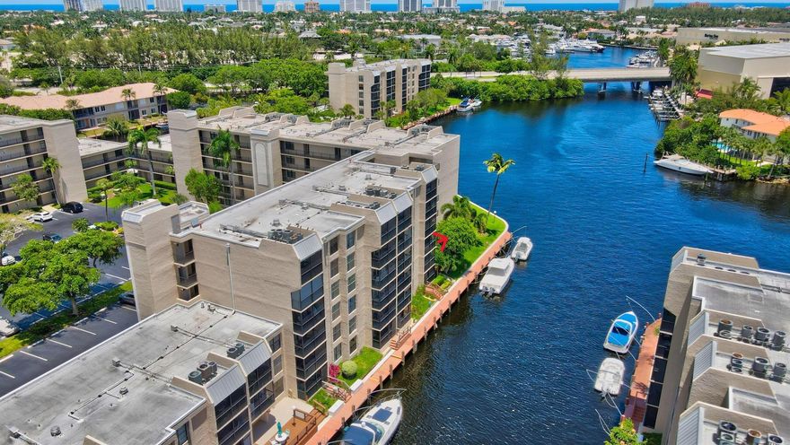 Welcome to your waterfront oasis at Boca Bayou! CORNER condo unit offers a captivating canal view, where tranquility meets luxury. This unit has a fully remodeled kitchen, SS Appliances, updated lighting & high quality granite with a open breakfast bar, two remodeled full baths, hurricane impact windows and custom treatments. Enjoy the beautiful water views from this corner unit with a ton of natural light.Located across from Royal Palm Yacht club and Hillsboro El Rio Park, walking distance to Boca Raton restaurants and shops on Palmetto and Camino Real, moments from the beautiful Mizner park, new Bright-line station. Gated Community w/24-hour security, tennis courts, 5 pools, gym and more. Water, hot water, basic cable w/HBO included in rent.