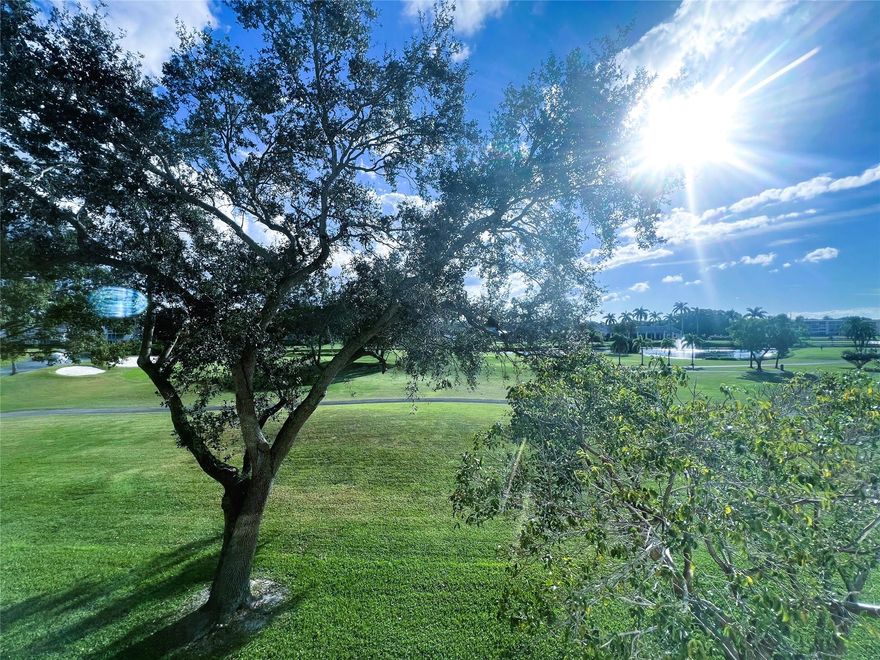 EXPANSIVE GOLF/WATER/CLUBHOUSE VIEW from this Favored LUXURY MODEL with WASHER/DRYER INSIDE, 2020 A/C Plus TILE ON THE DIAGONAL and LAMINATE FLOORING (No Carpet). Impeccably Clean TURN-KEY FURNISHED with a MODERN REMODEL Including OPEN KITCHEN DESIGN with STAINLESS STEEL APPLIANCES, Light WOOD Cabinetry, GRANITE and CRAFTED Ceiling with HIGH-HAT LIGHTING Plus RENOVATED BATHROOMS. NEW Village Pool WITH TWO BBQ's, NEW Elevator, NEW Roof, NEW Mansard, NEW Parking Lot Pavement. LOUVER FRONT DOOR and CEILING FANS for those Breezy Days. Brisk Walk to the CLUBHOUSE for GOLF, Restaurant, Billiards & More. ASSOCIATION REQUIRES ONE OCCUPANT 55+ WITH 20% DOWN AND Reasonable 30% INCOME FORMULA AND A CREDIT SCORE OF 700 PLUS $500 REFUNDABLE MOVE-IN FEE. Information Deemed Reliable but, Not Guaranteed.