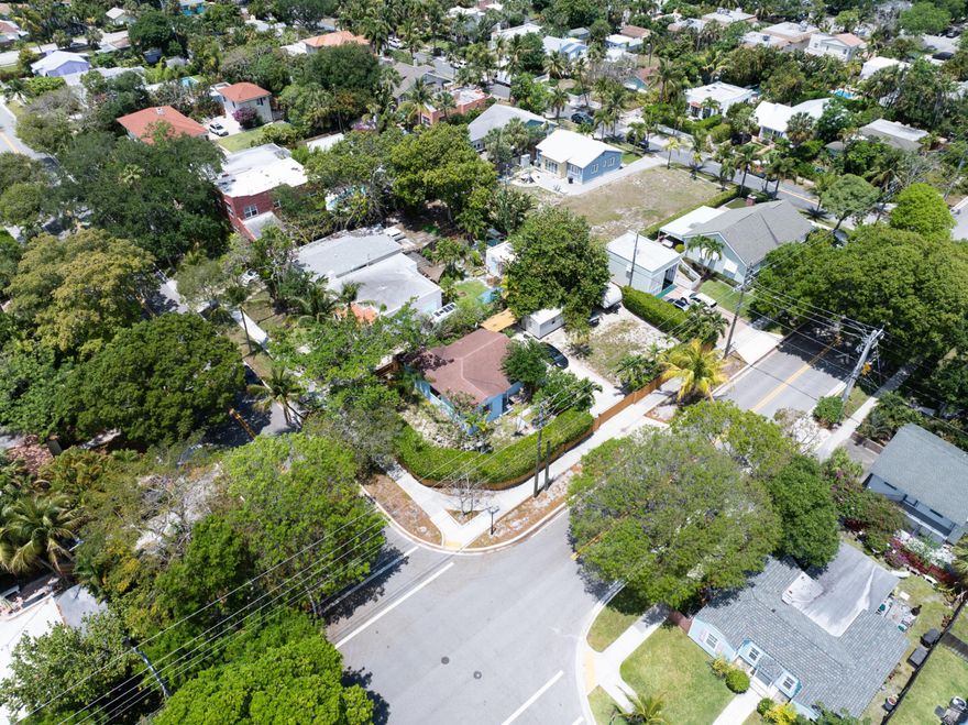 Welcome to 1915 Lake Ave in historic Flamingo Park, one of West Palm Beach's most desirable neighborhoods. This charming 2-bedroom home sits on a spacious corner lot and offers classic character with hardwood floors, abundant natural light, and a comfortable, functional layout. The oversized lot provides exceptional flexibility to expand, renovate, build new, or create a private outdoor retreat. A rare and valuable highlight is the abundant on-site parking—an uncommon feature in this area of West Palm Beach. Ideally located just minutes from downtown, Clematis Street, Rosemary Square, Palm Beach Island, beaches, dining, shopping, and entertainment, this property offers both convenience and long-term potential.