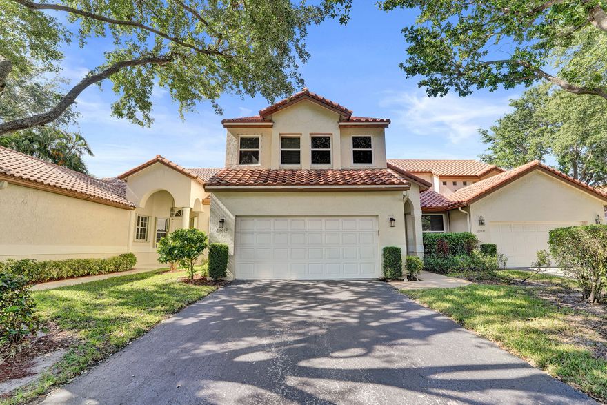 Gated townhome in sought-after Waterside, ideally located within Boca city limits & desirable Addison Mizner school district. This spacious 3-bedroom, 2.5-bath home features an open-concept layout seamlessly connecting living, dining & kitchen areas, enhanced by a wall of windows filling the home w/ natural light. Well-appointed kitchen offers a generous peninsula w/ bar seating & flows effortlessly to a screened-in patio—perfect for year-round entertaining. Upstairs, expansive primary suite boasts walk-in closet & spa-inspired bath. 2 add. bedrooms provide flexible space for guests, home office or growing needs. Add. highlights incl. attached garage, newer A/C. Resort-style community amenities incl. heated pool, clubhouse & beautifully landscaped green spaces. A must-see opportunity!