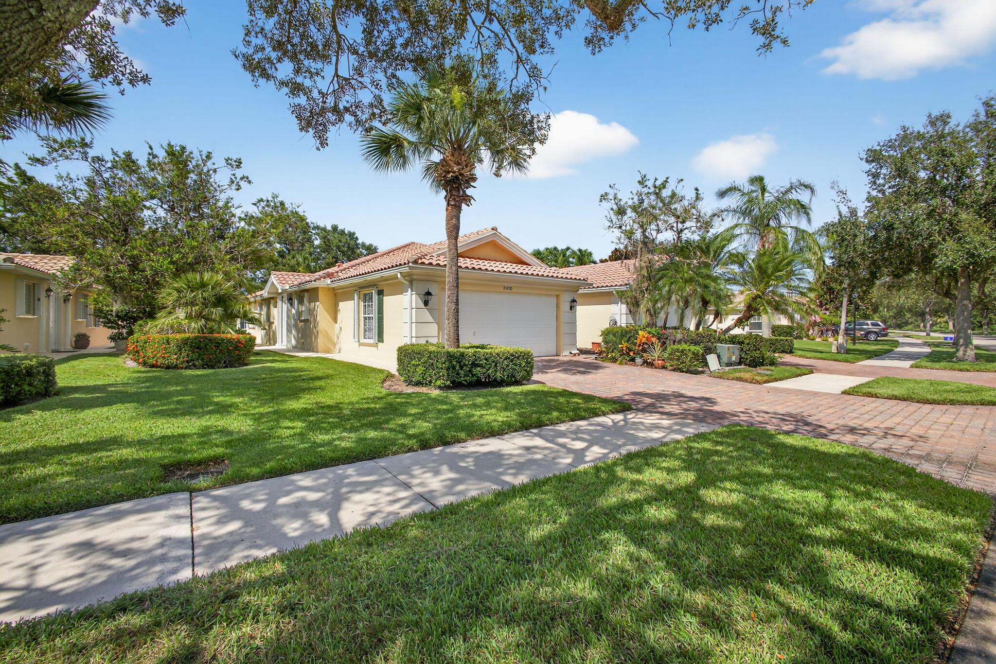 Welcome to The Retreat at Hobe Sound! This beautifully maintained 2 bed, 2 bath DiVosta-built villa offers 1,526 sq ft of single-story living in one of Hobe Sound's most desirable communities. Tucked away on a private, quiet lot backing up to the serene Atlantic Ridge Preserve, enjoy peace, privacy, and preserve views.Features include accordion shutters,,newer AC, a spacious 2-car garage, tile and wood laminate flooring throughout, The low HOA fee covers cable, Wi-Fi, lawn care, and reserves.The Retreat offers resort-style amenities including a heated pool, tennis & pickleball courts, a fitness center, clubhouse, and a full calendar of community activities. Experience low-maintenance living and the easy Florida lifestyle--just minutes from beaches, shopping, dining, and more