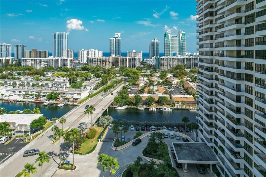 Have you ever gone on vacation and wished you lived at the resort? This is the lifestyle that 2500 Parkview offers- welcome home to the Three Islands Neighborhood. A rare corner unit completely upgraded- everything is NEW from AC to flooring and appliances. Professionally designed with the best textures, colors and building materials. Panoramic views of surrounding cities. Resort amenities include a pool, business center, clubhouse, sauna, yoga, covered valet parking, pickle ball and tennis courts, private marina, dog area and personal car wash. The beach is 1 mile- the complex is surrounded by restaurants and entertainment. Available to lease immediately - perfect for investors! Pictures cannot capture the essence of how special this property truly is- we are excited to give you a tour!