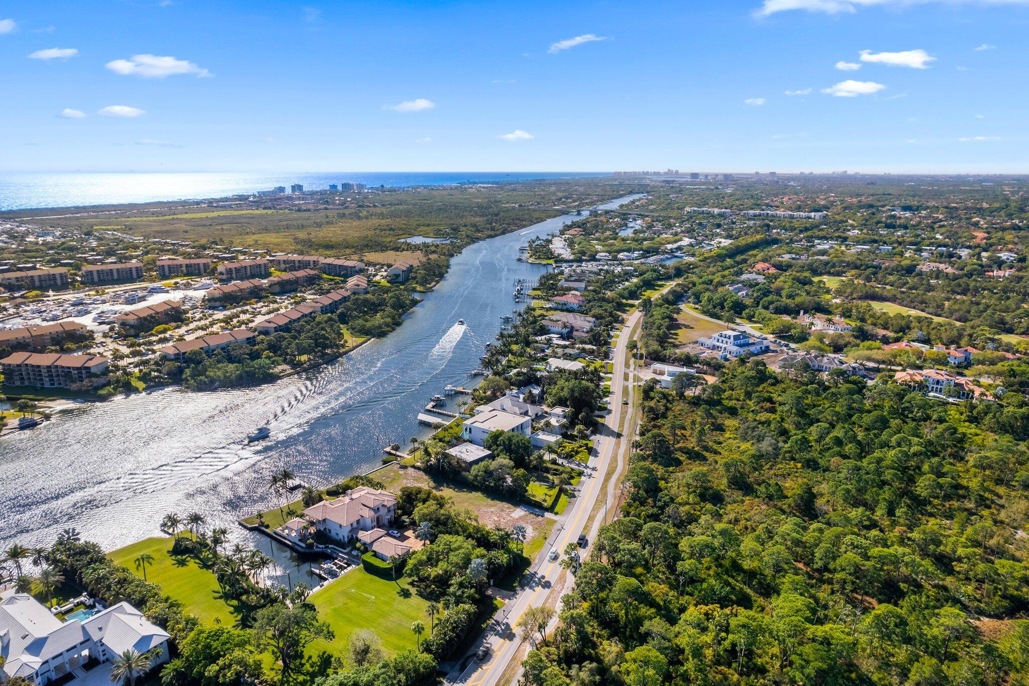 Don't miss this rare .46-acre Intracoastal Estate Lot with 100' of waterfront, offering stunning eastward views down the waterway. Keep your boat & water-toys on the dock that is right out your back door & includes concrete pilings, water & electric. Located near the new Ritz Carlton, Bears Club & Trump International, this prime lot is just steps from Cypress Island Marina, a deep-water marina for boats up to 80'. This highly, sought-after location is surrounded by luxury homes, w/ one being built next door for close to $30m. The property is minutes from pristine beaches, world-class golf courses, shopping & fine dining, while also being just 20 miles from Palm Beach International Airport. This is your chance to build a dream home in one of the most desirable areas of Palm Beach Gardens.