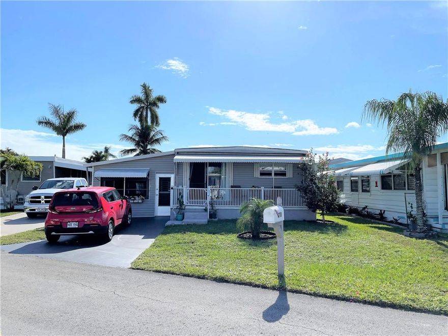 Absolutely gorgeous 2/2 with open porch - shed - -beautiful fenced in back yard - fully furnished throughout - - enclosed family/ Florida room - -screened in area - - Assoc. states it is HOPA verified - seller wants to close in April - FRPTA addendum a must - -truly a must see - -priced right to sell..........