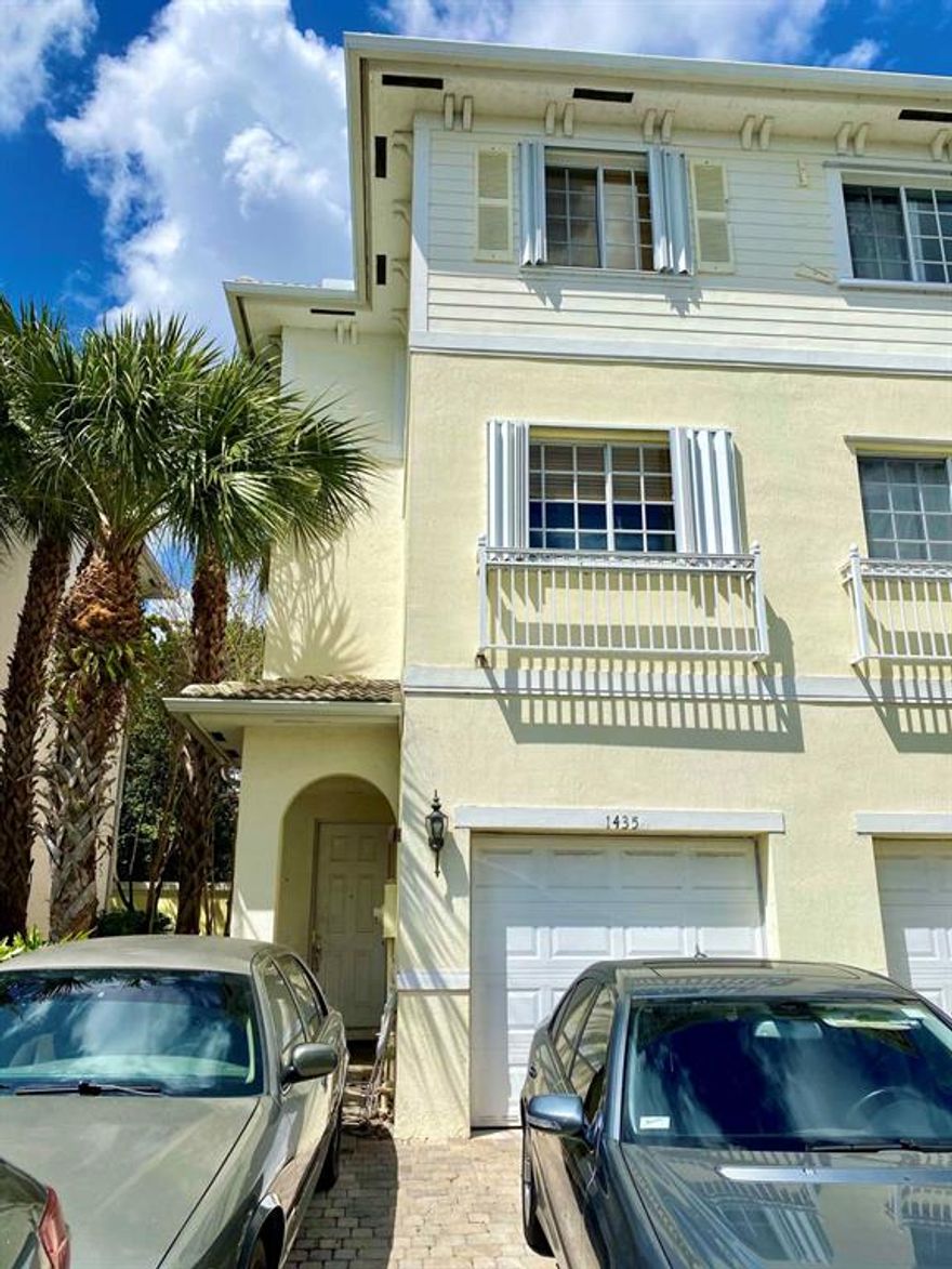 This GORGEOUS TRI-LEVEL 3 BEDRM 2.5 BATH TOWNHOUSE makes a great investment and a wonderful home. Cassa at Georgetown is located in the heart of Lauderhill and features: a community pool, play ground, and a covered cabana for entertaining. This split floor plan has three floors. Downstairs living space features upgraded kitchen with granite countertop, living room, dining space and a half bath for your guests. The second floor is dedicated to the Master Bedroom, with two large walk in closets and dual sinks in the bathroom. The third floor continues the split plan with two spacious bedrooms, and laundry center.  Solid concrete construction, with storm shutters. Your attached garage completes the picture. Amazing location for commuters just minutes to I95 and turnpike. TENANT OCCUPIED UNTIL JUL 31