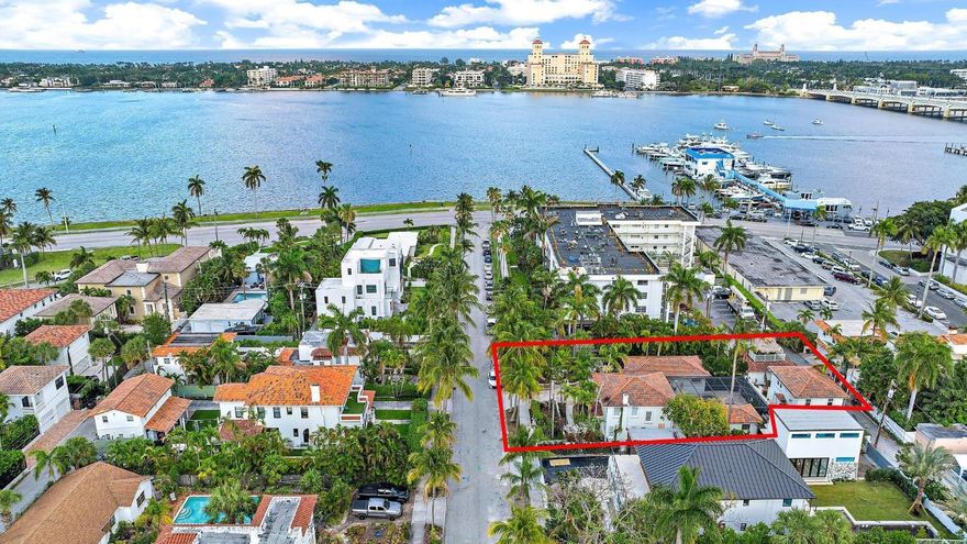 In the heart of Providencia Park lies a hidden gem, just one property off of Flagler Drive and the shimmering Intracoastal Waterway. This rare 13,939 square foot sub-dividable street-to-street estate lot commands attention with its impressive presence, lush tropical landscaping and outstanding future potential. With significant development in the area — near the up-and-coming NORA district, new luxury condominiums and with proximity to Palm Beach Island, Downtown West Palm Beach and City Place — and a flexible zoning code, this property presents a golden opportunity for those looking to invest in a prime location while customizing their dream estate right by the waterfront. Lovingly restored with modern conveniences, this stunning 1930s Mediterranean Revival-style residence and guest house span 4,712± total square feet, skillfully blending historic charm with contemporary comfort. A gracious courtyard entry introduces the four-bedroom, two-and-a-half-bath main residence, designed for effortless entertaining and easy family living. The bright and airy living room is highlighted by a cozy fireplace, creating a warm and inviting ambience, while French doors from the dining room open to the pool patio, seamlessly integrating indoor and outdoor spaces. The sunroom, with banks of windows, overlooks the beautifully landscaped front gardens with a charming centerpiece fountain. The island kitchen accesses the pool loggia, as does the primary suite, a serene retreat that presides over an entire wing. On the second floor, serene water views can be enjoyed from all the guest bedrooms. Ideal as a pool cabana or for tenants or hosting guests, this compound boasts a two-apartment guest house, each with an ensuite bedroom and kitchen. The detached two-car garage features a rooftop deck, perfect for enjoying soft breezes and Intracoastal views. For added convenience are two laundry rooms, one in the main residence and the other in the guest house. With formal and informal rooms, a split-bedroom plan placing the primary suite on the first floor, and a versatile guest house, residents of this exceptional estate enjoy an unparalleled lifestyle while making a tremendous investment in a great location. 

DISCLAIMER: Information published or otherwise provided by the listing company and its representatives including but not limited to prices, measurements, square footages, lot sizes, calculations, statistics, and videos are deemed reliable but are not guaranteed and are subject to errors, omissions or changes without notice. All such information should be independently verified by any prospective purchaser or seller. Parties should perform their own due diligence to verify such information prior to a sale or listing. Listing company expressly disclaims any warranty or representation regarding such information. Prices published are either list price, sold price, and/or last asking price. The listing company participates in the Multiple Listing Service and IDX. The properties published as listed and sold are not necessarily exclusive to listing company and may be listed or have sold with other members of the Multiple Listing Service. Transactions where listing company represented both buyers and sellers are calculated as two sales. "No payments made until title passes" Some affiliations may not be applicable to certain geographic areas. If your property is currently listed with another broker, please disregard any solicitation for services. Information published or otherwise provided by seller, listing company or its representatives is deemed reliable but are not guaranteed and subject to errors, omissions, or changes without notice. Copyright 2026 by the listing company. All Rights Reserved.