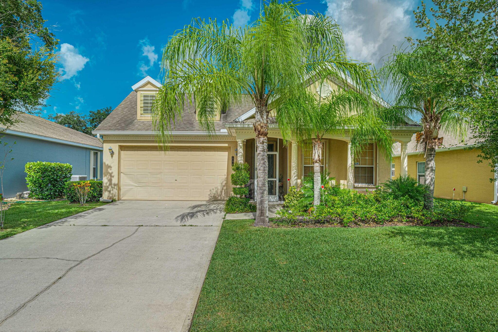 Beautiful 4BR/2BA home in desirable Sebastian with NEW 2024 roof! Enjoy a spacious split floor plan with high ceilings, Corian countertops, upgraded cabinets, and a large kitchen. The generous bedrooms include a master suite with walk-in closet. Features a 2-car garage, 2016 A/C, and a covered lanai with accordion shutters. No HOA! Excellent value--perfect as a primary home or investment.