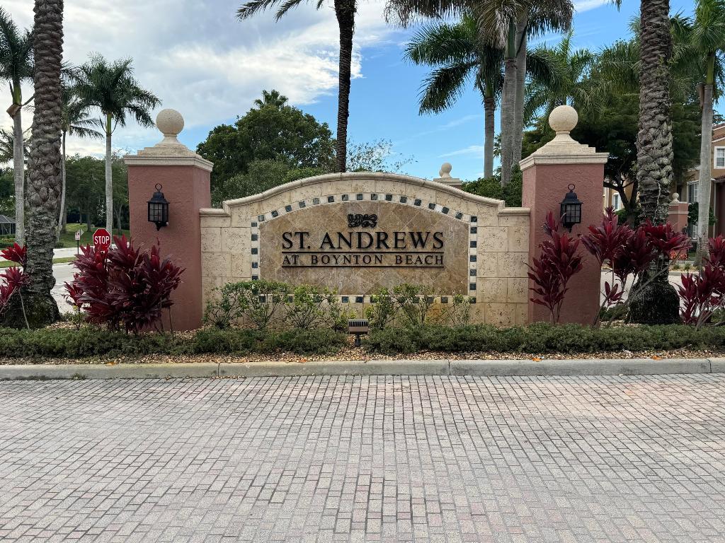 ST ANDREWS AT BOYNTON BEACH CONDO - Residential Lease