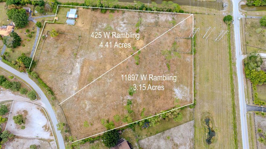 Located in the highly sought-after equestrian community of Little Ranches, this exceptional 7.56-acre property offers a rare opportunity to build your custom equestrian estate in Wellington. Lots can also be purchased individually to suit your vision.

The property has already been cleared and fully perimeter-fenced, providing a blank canvas for your dream home and stables. Ideally situated just minutes from top venues, dining, and retail, this location perfectly blends luxury, convenience, and equestrian lifestyle.

Don't miss this chance to create your perfect equestrian retreat in one of Wellington's most desirable communities!