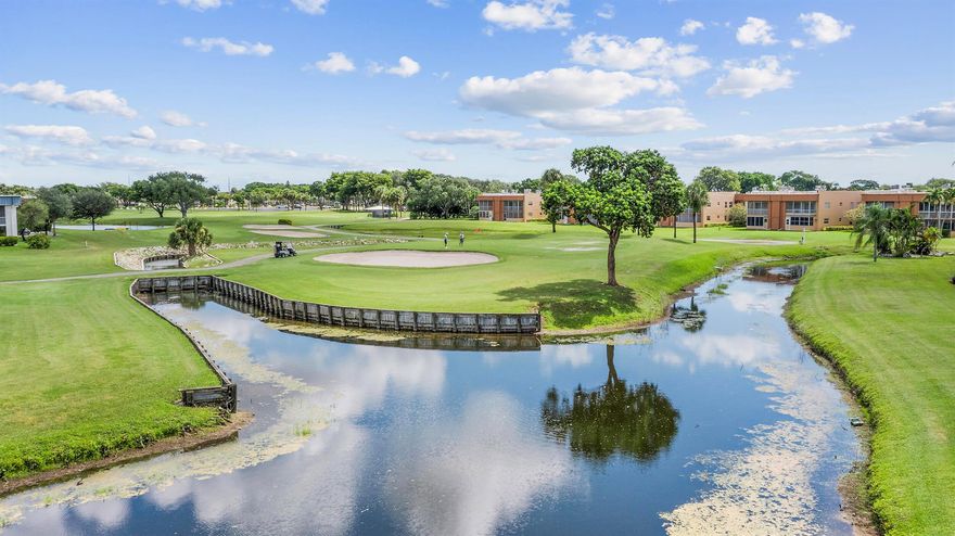 Stunning fully renovated 1 bed / 1.5 bath ground-floor corner unit in the highly desirable Kings Point community! This move-in ready condo features a brand-new kitchen with white wood cabinets, white quartz countertops, and new appliances. Enjoy new laminate flooring throughout, a bright and open layout, and the convenience of an in-unit washer and dryer. Located in a 55+ gated community offering exceptional resort-style amenities, including two 18-hole golf courses, multiple indoor and outdoor pools, tennis & pickleball courts, fitness centers, a clubhouse with theater, restaurants, a free shuttle service, and more. Experience the best of active adult living in Delray Beach!