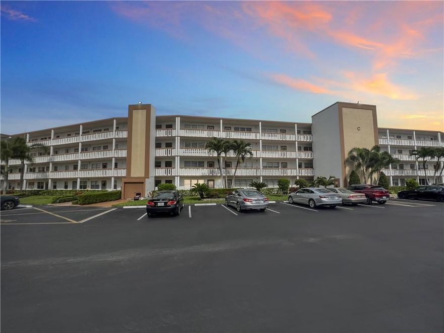 Live your dream in Century Village! This spacious and bright first floor condo in the desirable Cornwall building has everything you need and more. You'll love the convenience of having the pool, the laundry/storage facilities and your parking spot right outside your door. You'll also enjoy the breathtaking lake view from your cozy Florida room with A/C or your breezy patio with windows. No stairs to climb, no hassle to deal with! This home is well-maintained and furnished with furniture and appliances. All you have to do is pack your bags and move in. Hurry, this opportunity won't last long! Especially with this price improvement! Schedule a showing today and see for yourself why this is the perfect place for you! Good luck and Stay Friendly!