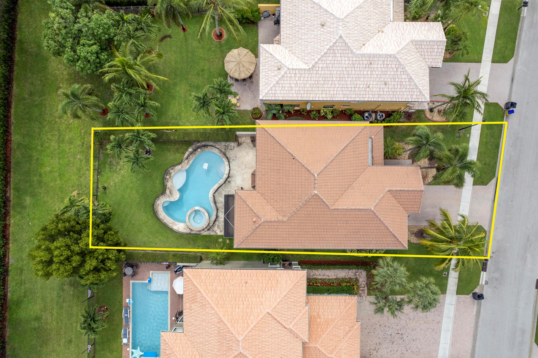 This Large, meticulous and beautiful home is located in a quiet community near the Equestrian horse show ground in Wellington Shores . Double entry doors, open kitchen with breakfast area and bar for entertaining. Double landing staircase leads up to your private retreat. 20 ft ceiling and designer details including crown molding. A private screened in Pool with a Spa and an outdoor shower, safety fencing around the pool, stainless steel appliances and granite countertops and a lot more.
