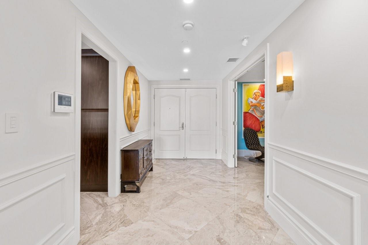 Fully furnished 2 bedroom, 2.5 bath plus office/den located on the 8th floor. This condo has high-end finishes, large balcony, and chef's kitchen. Within walking distance to Mizner Park, restaurants, and the beach, the condo is located in a full service building that includes 24x7 Front Desk / Security, valet parking, exercise room, and large pool.
