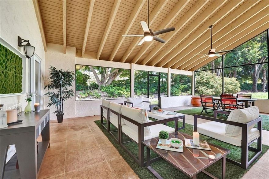 First time ever on market! NEWLY RENOVATED MODERN spacious 3BD/2BA/2CG single story on peaceful private 7410 sq ft cul-de-sac lot. Entire home recently remodeled with IMPACT GLASS throughout, NEW flooring, NEW LED lights, NEW modern kitchen, NEW bathrooms, NEW flat ceilings & walls, NEW hurricane impact garage doors. Amazing gigantic "indoor/outdoor" screened Florida Room patio essentially adds an extra 500+sf of living area to the home! Sparkling new kitchen has top of line sleek dual tone white & gray cabinetry, new stainless appliances, quartz counters, huge island w/extra cabinets & TV/display niche! Split floorplan w/living, dining, office niche, family room & primary suite w/trendy custom closets with opaque glass doors + walk-in closet. HOA incl lawn & comm pool. Weston A+ schools!