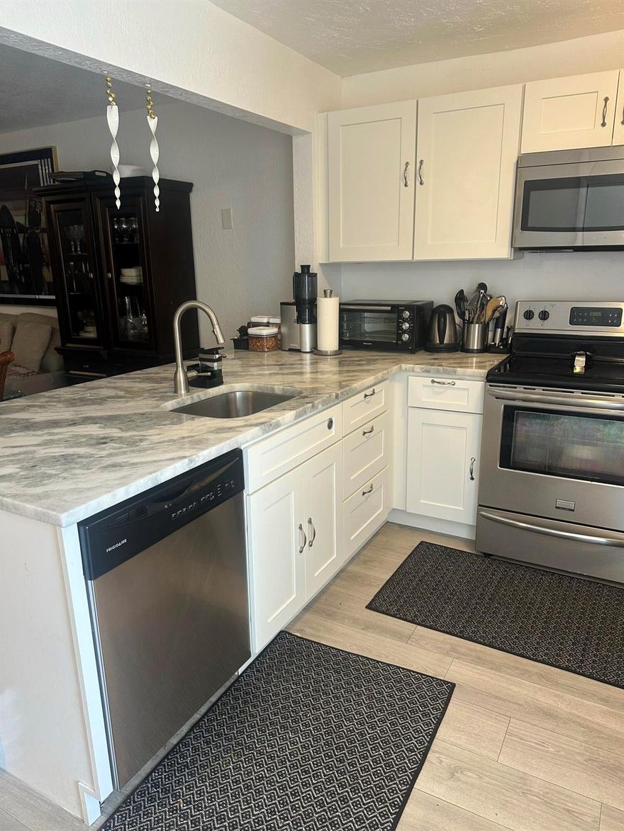 BEAUTIFUL NEWLY RENOVATED 2 BEDROOM, 2 BATH IN MOST DESIRABLE AREA OF CORAL SPRINGS. BRAND NEW KITCHEN WITH GRANITE COUNTERTOPS & OPEN CONCEPT. NEW LAMINATE FLOORING THROUGHOUT.  HUGE MASTER BEDROOM WITH WALK-IN CLOSET. SCREENED PATIO WITH STORAGE. QUIET FRIENDLY COMMUNITY. NO PETS ALLOWED.
