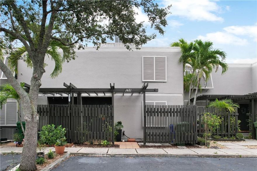 Fantastic 3 bedroom 2 bathroom townhouse in the well desired community of VILLAS LAKES in the heart of Pembroke Pines. Property features a kitchen with granite counter tops, cherry wood cabinets, vaulted ceilings and wood beams in family/dining area, recessed lighting, newer air conditioning from 2019, washer/dryer in the unit, walk-in closet, extra storage upstairs. Ceramic tile on the first level, laminate flooring on the upper level. One bedroom and one full bath downstairs, perfect for your guests. Two assigned parking spaces in front of the unit and plenty of guest parking. Pet friendly community. Large pool area with clubhouse, basketball courts, racquetball and tennis courts. Close to Restaurants, Pembroke Lakes Mall, Hospital, A-Rated Schools, Shopping and much more.