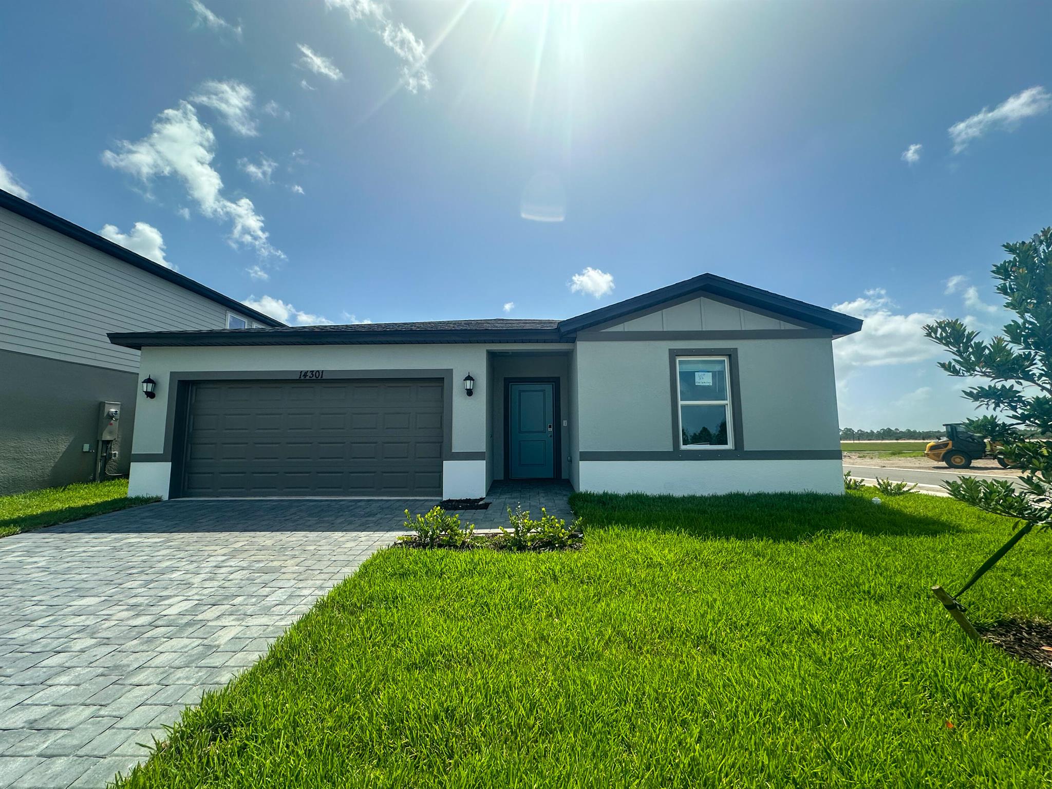 Brand new, energy-efficient home available by Jul 2025! The Foxglove floorplan at Meritage Homes offers 1,840 sq. ft. of single-story living with 4 bedrooms and 2 bathrooms. The open-concept design features a modern kitchen with stainless steel appliances, a large island, and ample cabinet space flowing into the great room and dining area. The private primary suite provides a relaxing retreat. Additional highlights include a 2-car garage, energy-efficient features, and smart-home technology. Located in Terra Lago, residents enjoy resort-style amenities like a clubhouse, pool, and walking trails. Conveniently near Martin and Palm Beach counties, this home blends comfort and convenience.