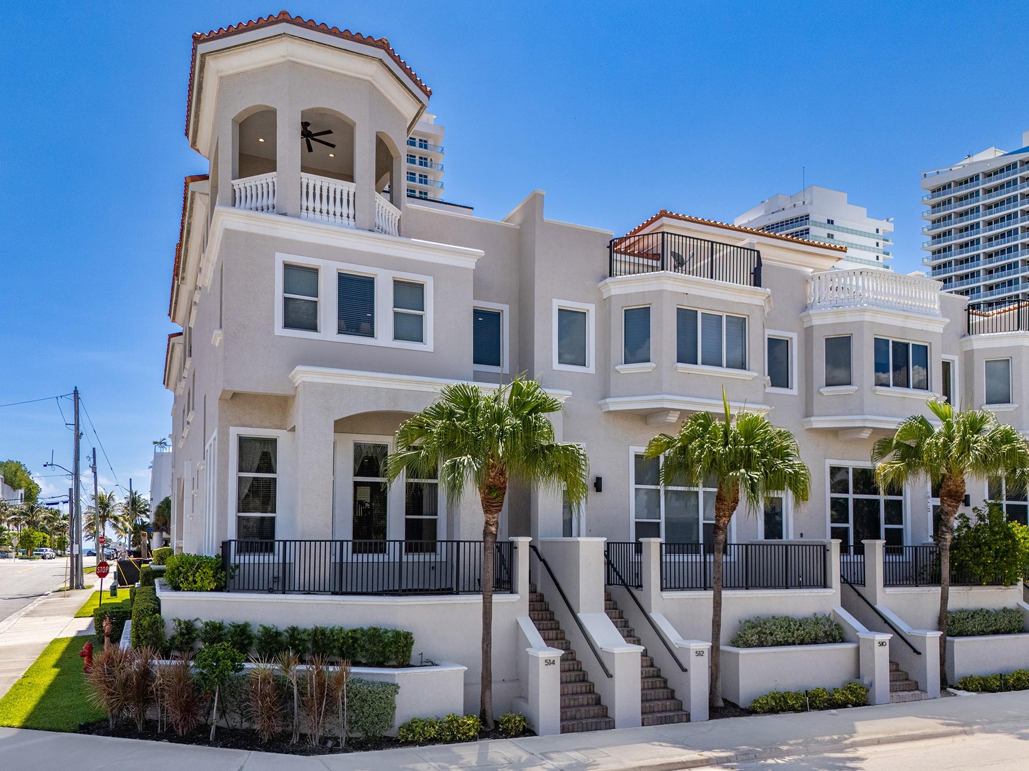 JUST LISTED!! BEAUTIFUL 4-STORY CORNER UNIT VILLA W/ PRIVATE ENTRANCE. STEPS TO THE OCEAN, A+ PRIME LOCATION, WALKABLE TO 5-STAR AMENITIES, GOURMET DINING, NIGHTLIFE, SPAS, OUTDOOR ACTIVITIES, CLEAN WHITE SAND BEACHES. PROFESSIONALLY MANAGED AND IMPECABBLY MAINTAINED. 3 GUEST SUITES, 3.5 BATHROOMS, + DEN W/ MURPHY BED. LARGE SPACIOUS HOME; FEATURES 20FT CEILINGS, FIRE PIT, JETTED BATHTUB, BAR, 3 LIVING ROOMS, 3 DINING AREAS, 2 LAUNDRY ROOMS, PING-PONG, BEACH/FAMILY GEAR, SWIMMING POOL, HOT TUB, MARBLE FLOORS, WALK-IN CLOSETS, SMART TV'S, OFFICE, PRIVATE ELEVATOR, 2 CAR GARAGE, IMPACT WINDOWS, 24/7 CONCIERGE. HOME COMES FULLY FURNISHED AND MOVE IN READY. ALL UTILITIES/MAINTENANCE INCLUDED. AVAILABLE FOR SHORT-TERM RENTAL - PLEASE TEXT LISTING AGENT FOR AVAILABILITY.